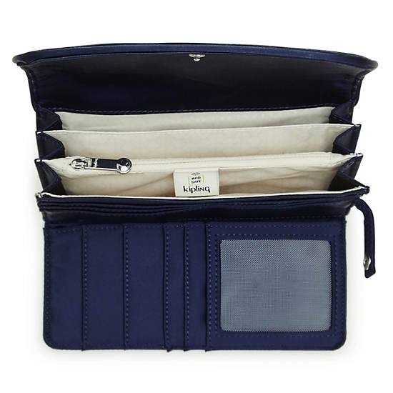 Portefeuilles Kipling Money Land Snap Wallet Bleu Marine | FR 1025DF